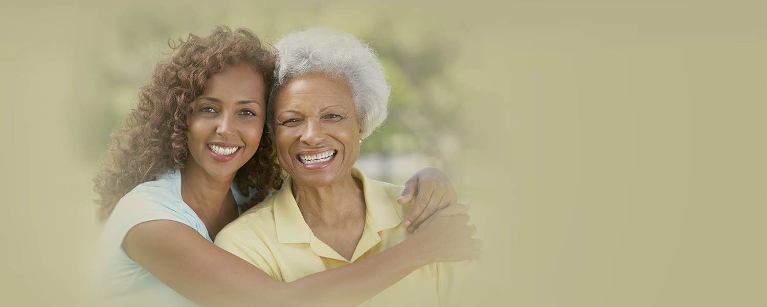 Young woman and older woman in Charlotte, NC